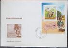 Zentralafrikanische Republik Zentralafrikanische Republik 1052-1057 gestempelt Einzelblöcke / als FDC MiNr. 1052-1057 gestempelt Einzelblöcke / als FDC -
