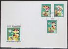 Mauretanien Mauretanien 987-988 und 991 und Block 74 gestempelt als FDC / Pilze MiNr. 987-988 und 991 und Block 74 gestempelt als FDC / Pilz -