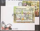Mosambik Mosambik 5400-5405 und Block 575 gestempelt Kleinbogen / als FDC MiNr. 5400-5405 und Block 575 gestempelt Kleinbogen / als FDC -