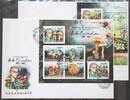 Mosambik Mosambik 6160-6165 und Block 690 gestempelt Kleinbogen / als FDC MiNr. 6160-6165 und Block 690 gestempelt Kleinbogen / als FDC -