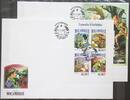 Mosambik Mosambik 6942-6945 und Block 828 gestempelt Kleinbogen / als FDC MiNr. 6942-6945 und Block 828 gestempelt Kleinbogen / als FDC -