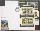 Mosambik Mosambik 7989-7992 und Block 1038 gestempelt Kleinbogen / als FDC MiNr. 7989-7992 und Block 1038 gestempelt Kleinbogen / als FDC -