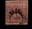 Bayern Bayern 4 Typ 2 gestempelt gMr breitrandig MiNr. 4 Typ 2 gestempelt gMr breitrandig -