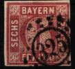 Bayern Bayern 4 TypII gestempelt oMr 325 (München), gut geschnitten MiNr. 4 TypII gestempelt oMr 325 (München), gut geschnitten -