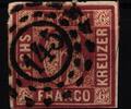 Bayern Bayern 4 TypII gestempelt oMr 145 (Fürth), gut geschnitten MiNr. 4 TypII gestempelt oMr 145 (Fürth), gut geschnitten -