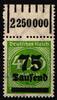 Deutsches Reich Deutsches Reich 287W OR postfrisch 1/5/1 MiNr. 287W OR postfrisch 1/5/1 -