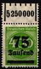 Deutsches Reich Deutsches Reich 287W OR postfrisch 1/5/1 MiNr. 287W OR postfrisch 1/5/1 -