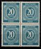 Alliierte Besetzung Alliierte Besetzung 924d postfrisch 4er Block, Farbbestimmung Arge MiNr. 924d postfrisch 4er Block, Farbbestimmung Arge -