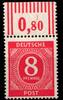 Alliierte Besetzung Alliierte Besetzung 917W OR postfrisch mit Falz im Oberrand MiNr. 917W OR postfrisch mit Falz im Oberrand -