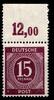 Alliierte Besetzung Alliierte Besetzung 921P OR dgz postfrisch MiNr. 921P OR dgz postfrisch -