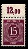 Alliierte Besetzung Alliierte Besetzung 921P OR dgz postfrisch MiNr. 921P OR dgz postfrisch -