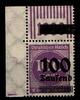 Deutsches Reich Deutsches Reich 289b OPD B c W OR postfrisch 2/9/2 vom Eckrand MiNr. 289b OPD B c W OR postfrisch 2/9/2 vom Eckrand -