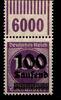 Deutsches Reich Deutsches Reich 289b OPD a W OR postfrisch 1/11/1 MiNr. 289b OPD a W OR postfrisch 1/11/1 -