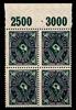 Deutsches Reich Deutsches Reich 209P OR postfrisch 4er Block vom Oberrand MiNr. 209P OR postfrisch 4er Block vom Oberrand -