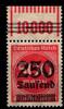 Deutsches Reich Deutsches Reich 296 OPD H b WOR postfrisch 1/11/1 MiNr. 296 OPD H b WOR postfrisch 1/11/1 -