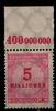 Deutsches Reich Deutsches Reich 317P OR postfrisch Platte A MiNr. 317P OR postfrisch Platte A -