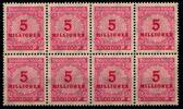Deutsches Reich Deutsches Reich 317 postfrisch Pe7, HT, 8er Block MiNr. 317 postfrisch Pe7, HT, 8er Block -