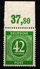 Alliierte Besetzung Alliierte Besetzung 930P OR ndgz postfrisch Eckrand, Bug im Seitenrand MiNr. 930P OR ndgz postfrisch Eckrand, Bug im Seitenrand -