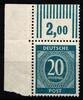 Alliierte Besetzung Alliierte Besetzung 924W OR postfrisch Eckrand, gefaltet MiNr. 924W OR postfrisch Eckrand, gefaltet -