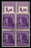 Alliierte Besetzung Alliierte Besetzung 944W OR postfrisch 4er Block MiNr. 944W OR postfrisch 4er Block -