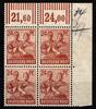 Alliierte Besetzung Alliierte Besetzung 951W OR postfrisch 4er Block Eckrand MiNr. 951W OR postfrisch 4er Block Eckrand -