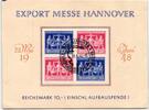 Alliierte Besetzung V Zd 1 auf Postkarte Exportmessse Hannover -
