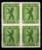 SBZ SBZ 1 AB vx postfrisch Typenprüfung, 4er Block MiNr. 1 AB vx postfrisch Typenprüfung, 4er Block -