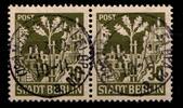 SBZ SBZ 7 A waz gestempelt Typenprüfung, waagerechtes Paar MiNr. 7 A waz gestempelt Typenprüfung, waagerechtes Paar -