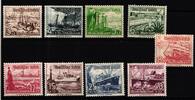 Deutsches Reich Deutsches Reich 651-659 postfrisch Winterhilfswerk: Schiffe MiNr. 651-659 postfrisch Winterhilfswerk: Schiffe -