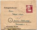 Allgemeine Ausgabe 214 auf Streifenband, Zeitungsdrucksache -