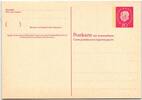 BRD P 47 als Ganzsache ungebraucht, Frage- und Antwortteil -