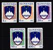 Slowenien Slowenien 8-12 postfrisch MiNr. 8-12 postfrisch -