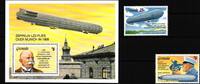 Grenada Grenada 2501 und 2502 und Block 321 postfrisch Zeppelin MiNr. 2501 und 2502 und Block 321 postfrisch Zeppelin -