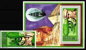 Guinea Guinea 6311 und Block 1647 postfrisch Zeppelin MiNr. 6311 und Block 1647 postfrisch Zeppelin -