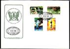 Sao Tome e Principe Sao Tome e Principe 646-649 und Block 45 gestempelt als FDC / Raumfahrt MiNr. 646-649 und Block 45 gestempelt als FDC / Raumfahr -