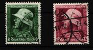 Deutsches Reich Deutsches Reich 569/570x gestempelt bessere Riffelung MiNr. 569/570x gestempelt bessere Riffelung -