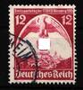 Deutsches Reich Deutsches Reich 587 PF I gestempelt mit Zahnfehler, Schraffur fehlt MiNr. 587 PF I gestempelt mit Zahnfehler, Schraffur fehlt -