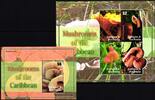 Antigua Barbuda Antigua Barbuda 4471-4474 und Block 645 postfrisch Kleinbogen / Pilze MiNr. 4471-4474 und Block 645 postfrisch Kleinbogen / Pilz -