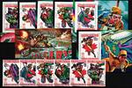 Madagaskar Madagaskar 1065-1070 und Block 49-55 postfrisch Olympische Spiele MiNr. 1065-1070 und Block 49-55 postfrisch Olympische Spiele -