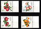 China Volksrepublik 4589-4592 postfrisch Obst MiNr. 4589-4592 postfrisch Obst