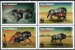 Mosambik Mosambik 1757-1760 postfrisch Viererblock / WWF MiNr. 1757-1760 postfrisch Viererblock / WWF -
