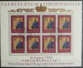 Liechtenstein Liechtenstein 903 gestempelt als Kleinbogen, Ersttagssonderstempel MiNr. 903 gestempelt als Kleinbogen, Ersttagssonderstempel -