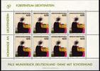 Liechtenstein Liechtenstein 1123 postfrisch als Kleinbogen, Kunst MiNr. 1123 postfrisch als Kleinbogen, Kunst -