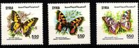 Syrien Syrien 1821-1823 postfrisch Schmetterling MiNr. 1821-1823 postfrisch Schmetterling -