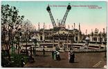 AK London In Elite Gardens, Franco-British Exhibition 1908 gebraucht -