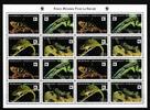 Madagaskar Madagaskar 2313-2316 postfrisch Zusammendruckbogen / Reptilien MiNr. 2313-2316 postfrisch Zusammendruckbogen / Reptilien -