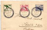 Deutsches Reich 600-602 als Satzbrief, Zeitdokument -