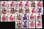 BRD BRD W 47- W 56, 695 C/D-699 C/D gestempelt ZD komplett MiNr. W 47- W 56, 695 C/D-699 C/D gestempelt ZD komplett -