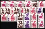 BRD BRD W 47- W 56, 695 C/D-699 C/D postfrisch ZD komplett MiNr. W 47- W 56, 695 C/D-699 C/D postfrisch ZD komplett -
