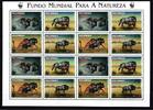 Mosambik Mosambik 1575-1560 postfrisch als ZD-Bogen, Gnus WWF MiNr. 1575-1560 postfrisch als ZD-Bogen, Gnus WWF -